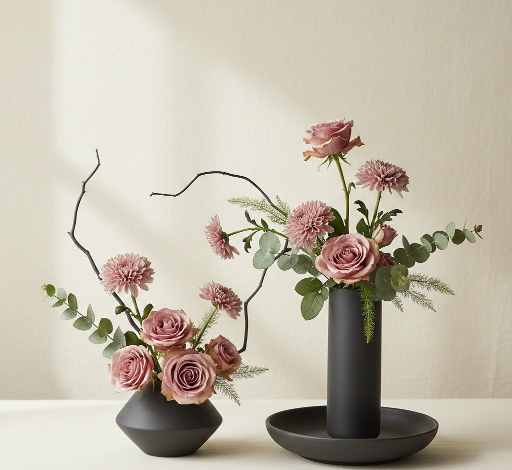 Unike blomsterkomposisjoner